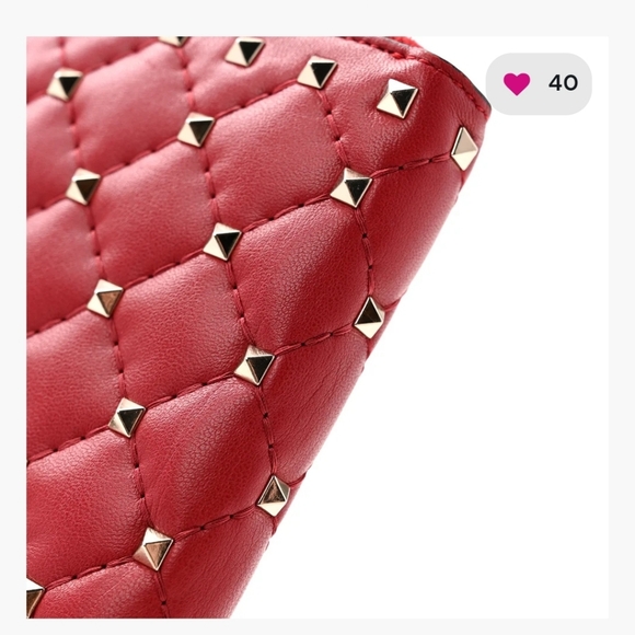 Valentino Garavani Red Wallet - Picture 4 of 13